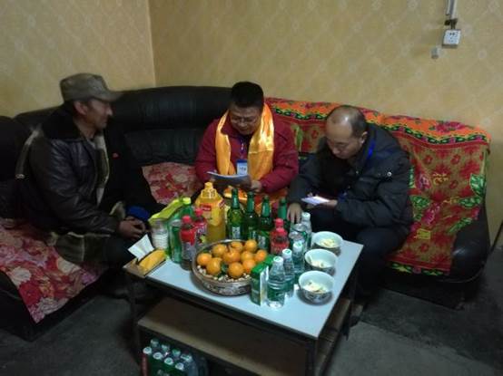 参加九寨沟县2017年脱贫攻坚成效省级交叉考核