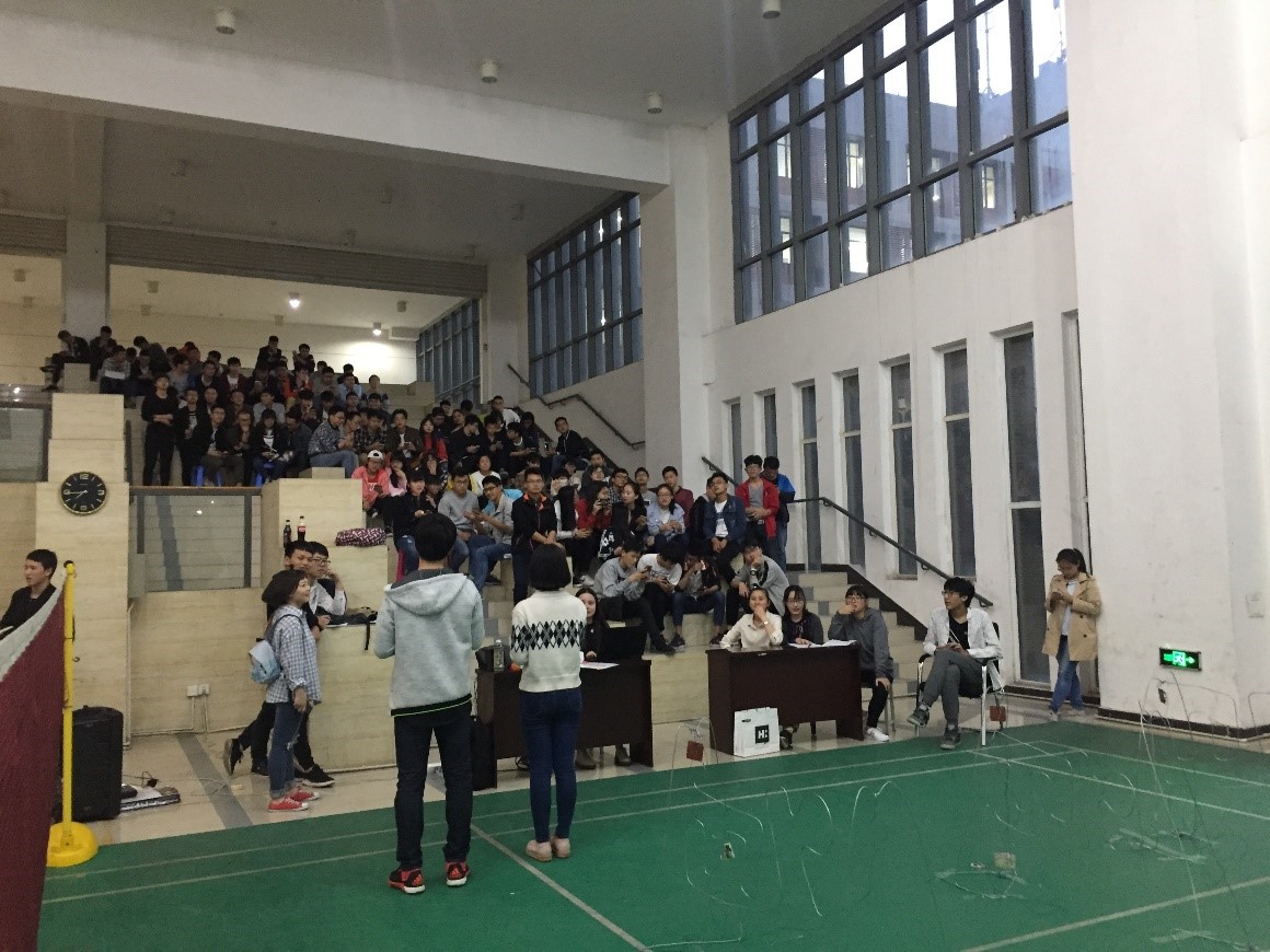 图为大赛准备阶段