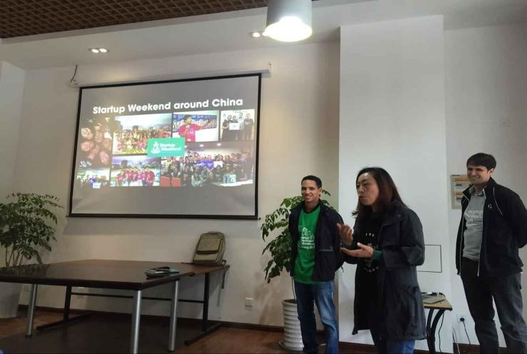 Startup Weekend的中国区市场总监Helena鼓励女大学生积极创业