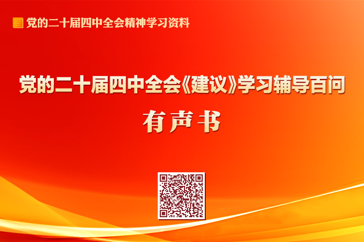 党的二十届四中全会《建议》学习辅导百问有声书