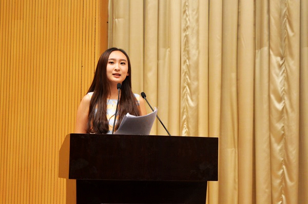 优秀毕业生陈晓月做分享