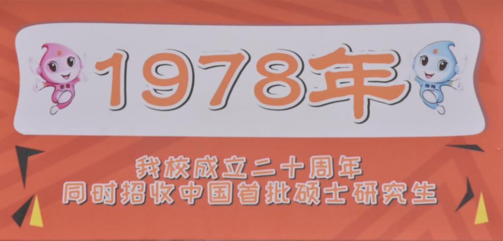 1978年我校招收中国首批硕士研究生